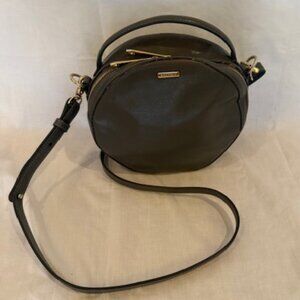 Brahmin Smooth Leather Topsail Crossbody Bag Olive Green